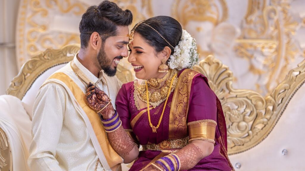 Grand wedding celebration captured by professional wedding photographers in Hyderabad in cinematic style